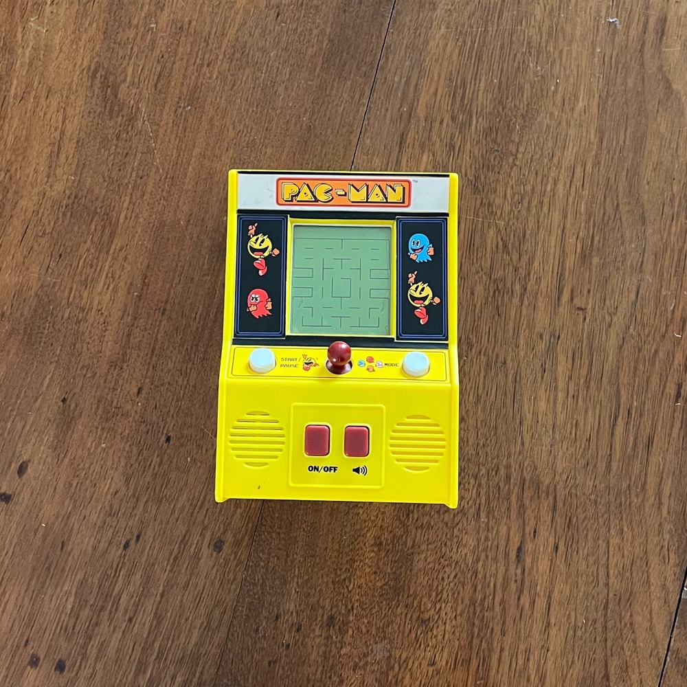 Vintage Bandai Namco Pac-Man Mini Handheld Arcade Game